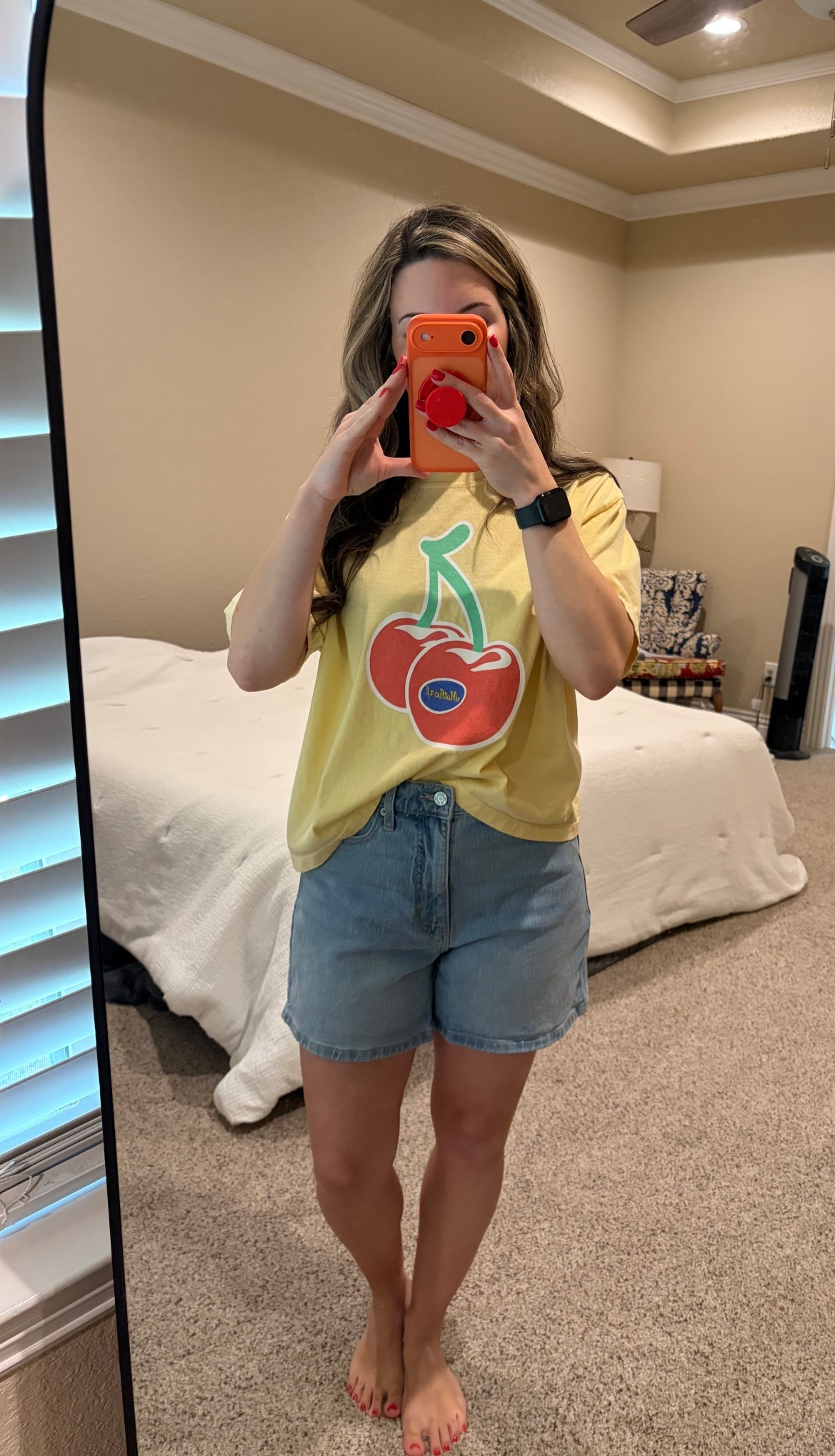 Kristin jones cropped tee! - large 
Walmart shorts! - 4 

Mom shorts. Shop Kristin jones. Mom 

#LTKootd #LTKBeauty #LTKMothersDay