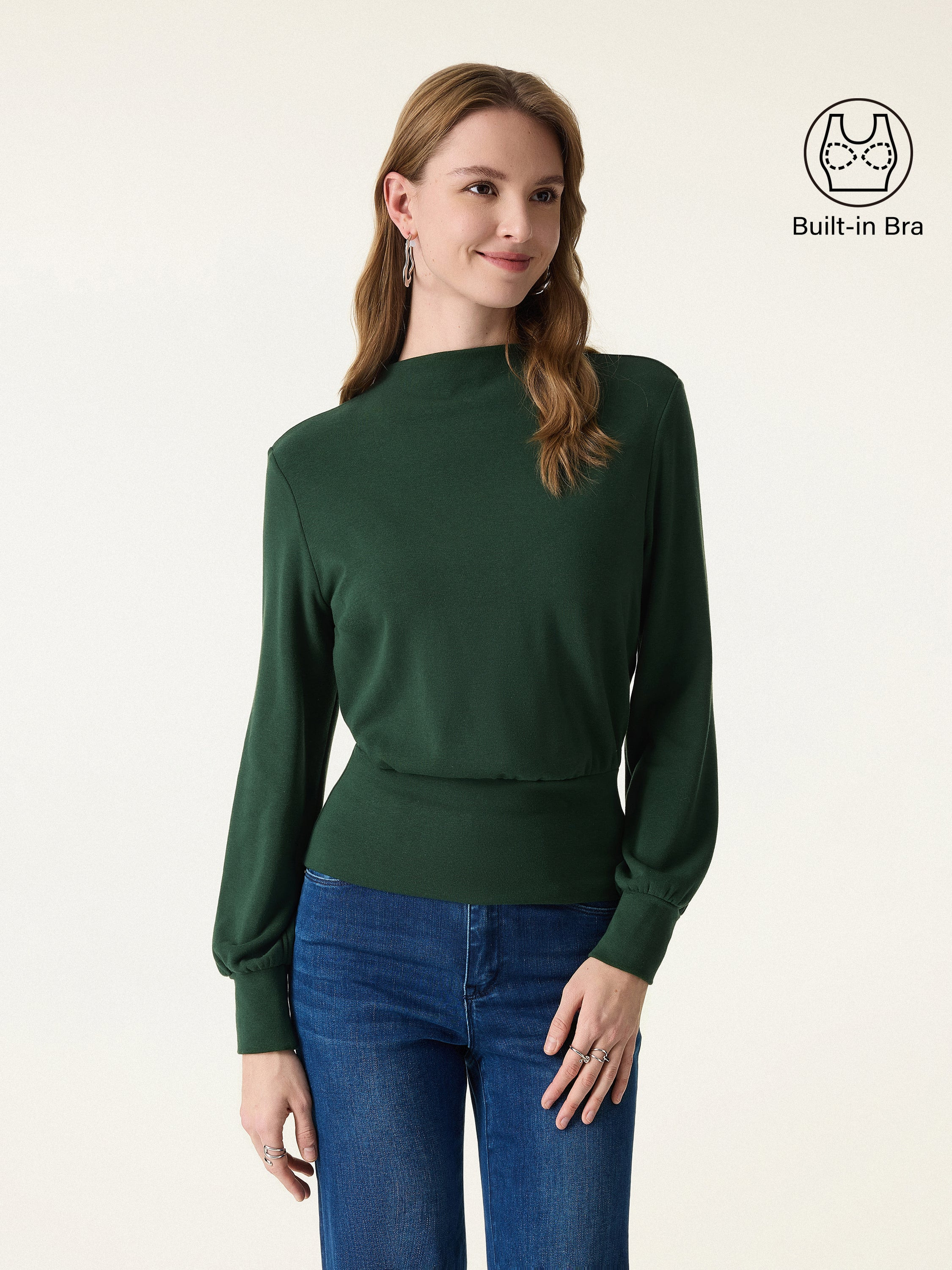 ProWarm Mockneck Bishop Sleeve Brami | OGLmove