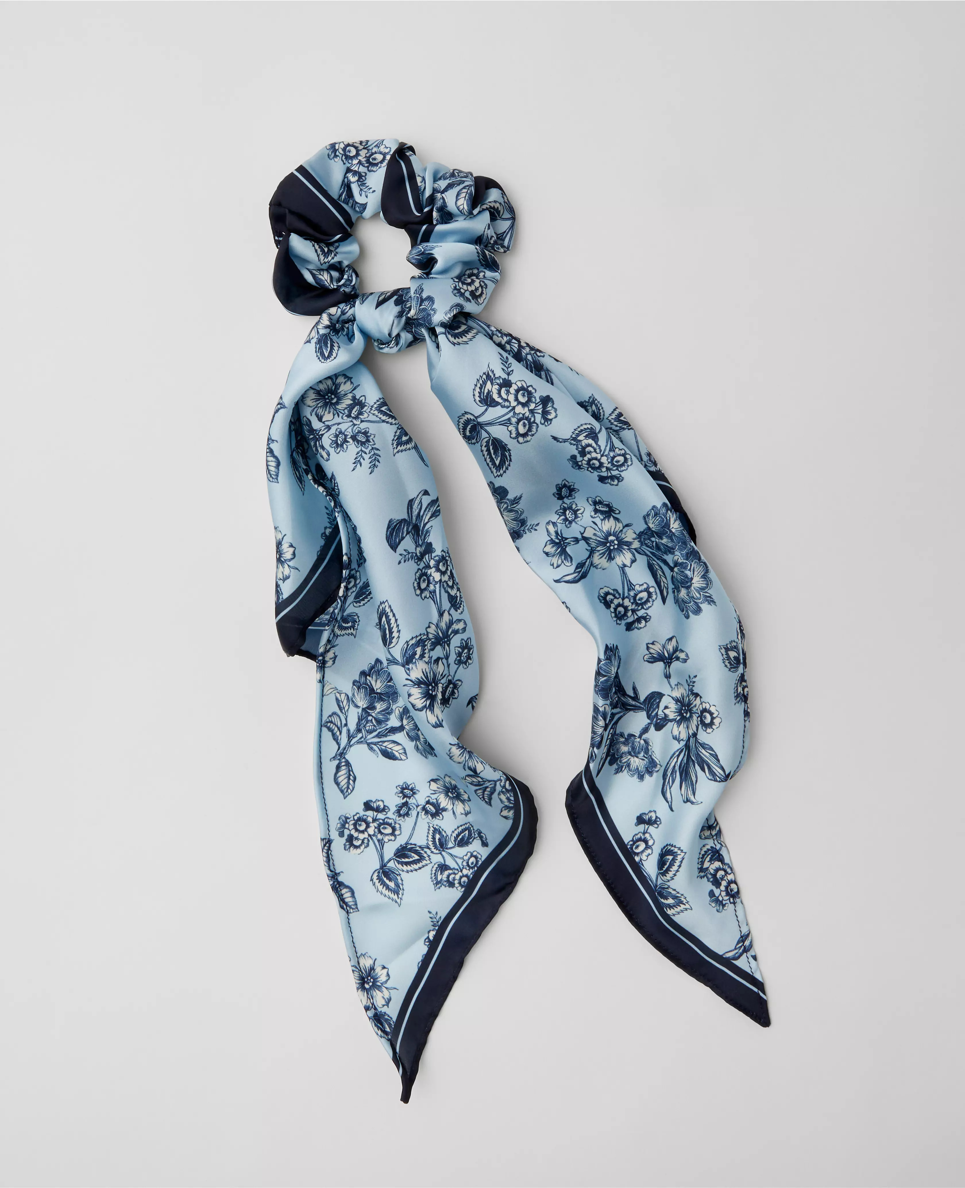 Striped Silk Scrunchie | Ann Taylor