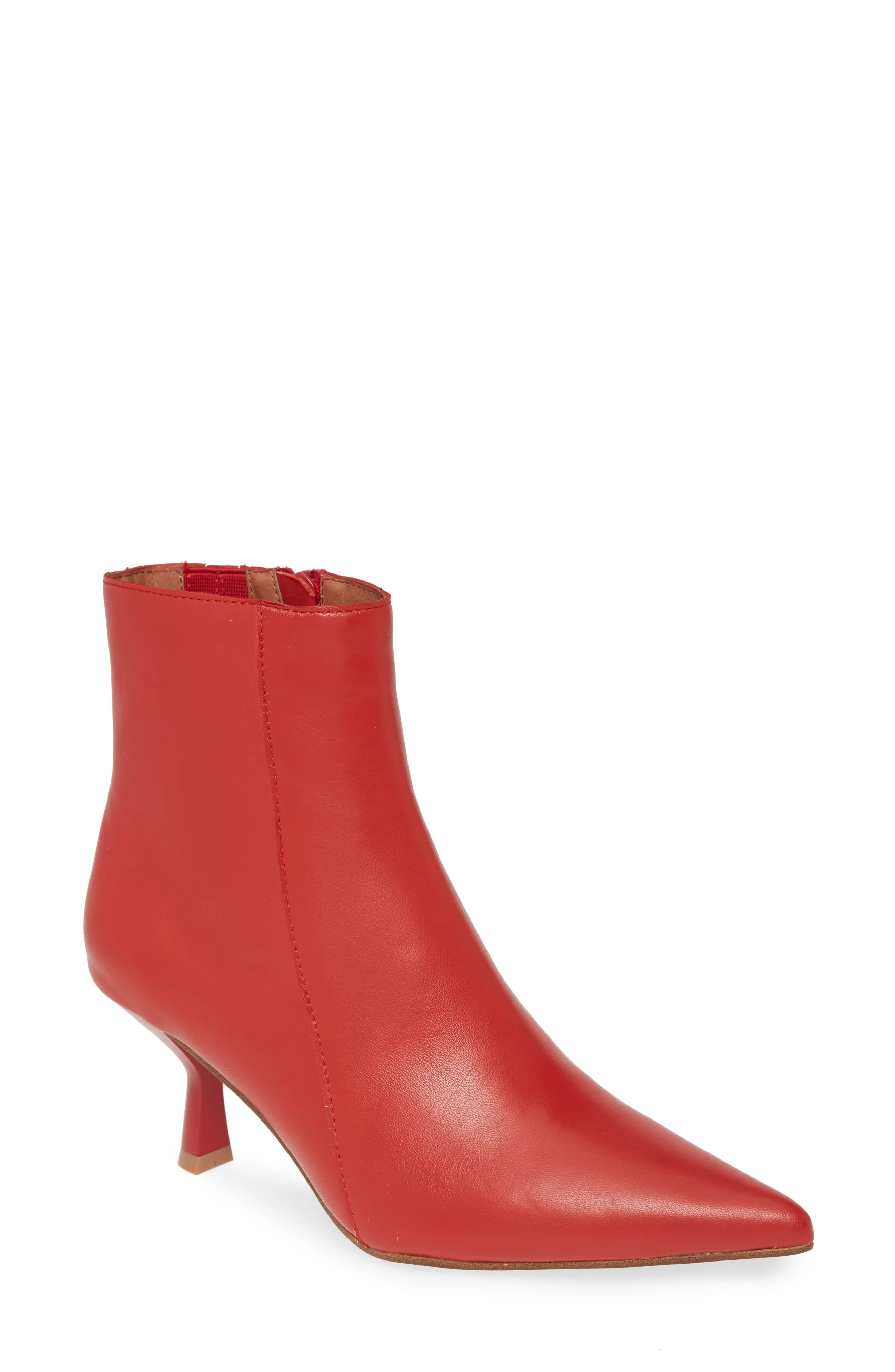 Women's Jeffrey Campbell Egnyte Sock Bootie, Size 6 M - Red | Nordstrom