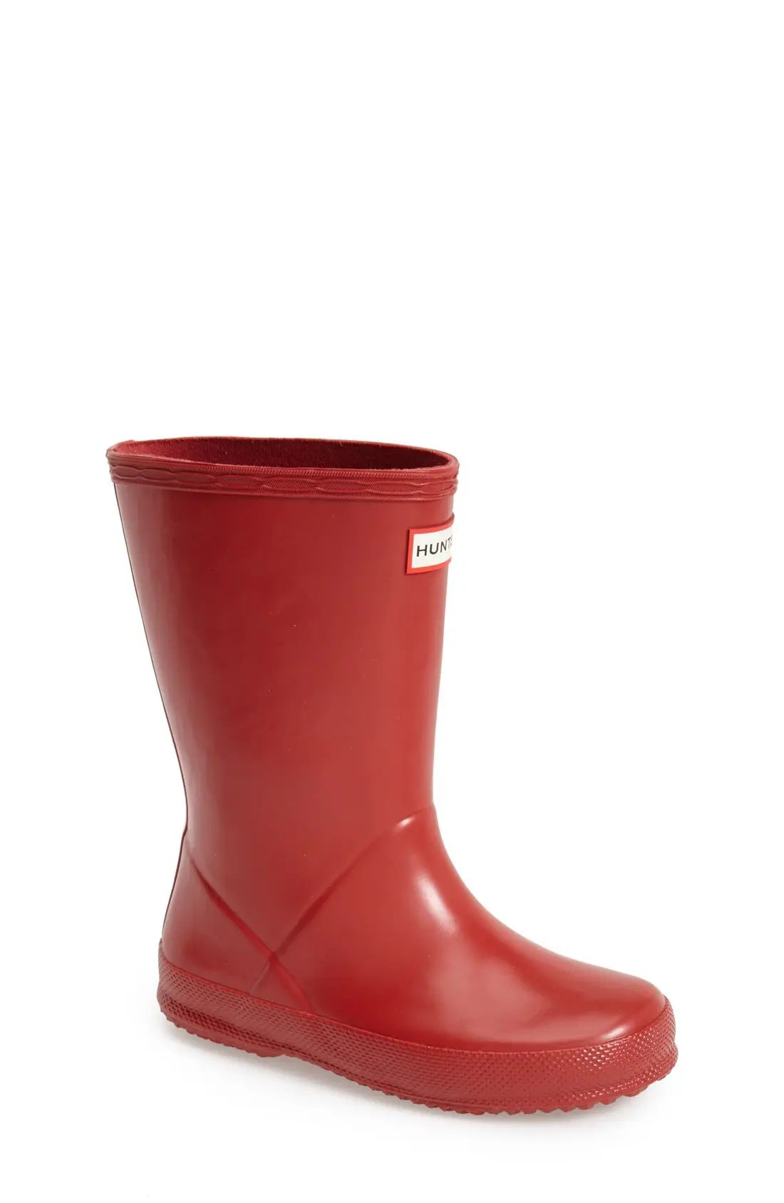 Toddler Hunter First Classic Waterproof Rain Boot, Size 10 M - Red | Nordstrom
