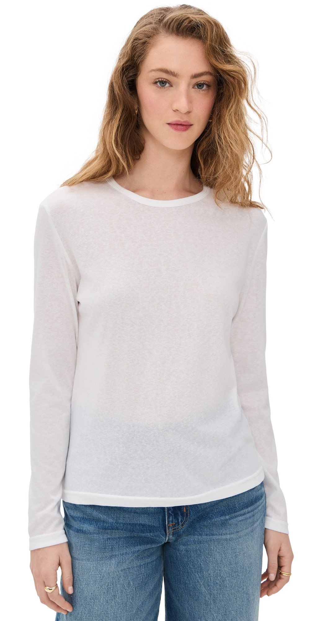 PARKE Classic Long Sleeve White M | Shopbop