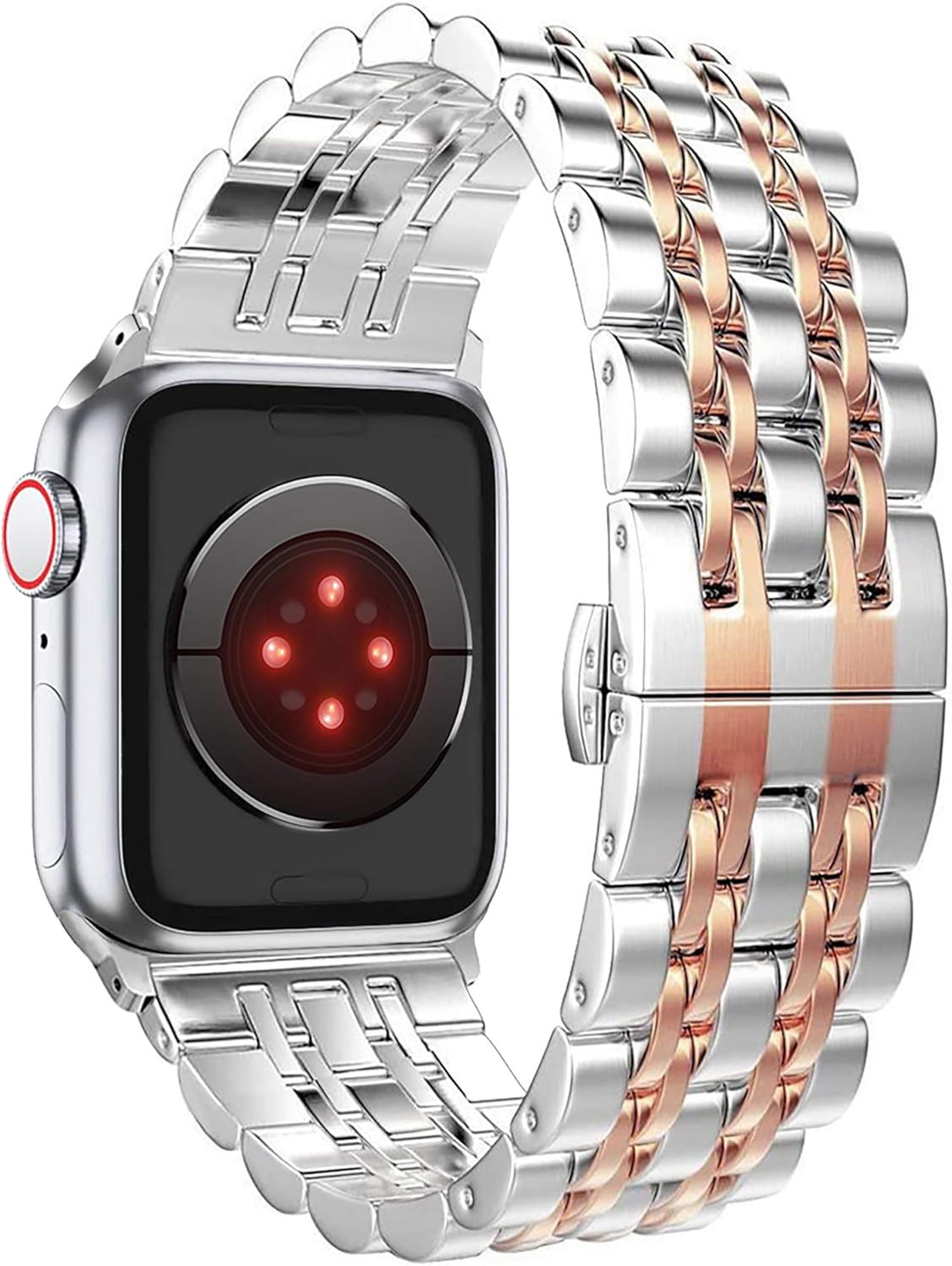 ImmSss Band Compatible with Apple Watch Series 5 4 40mm 44mm / Series 3 2 1 38mm 42mm for Women M... | Amazon (US)