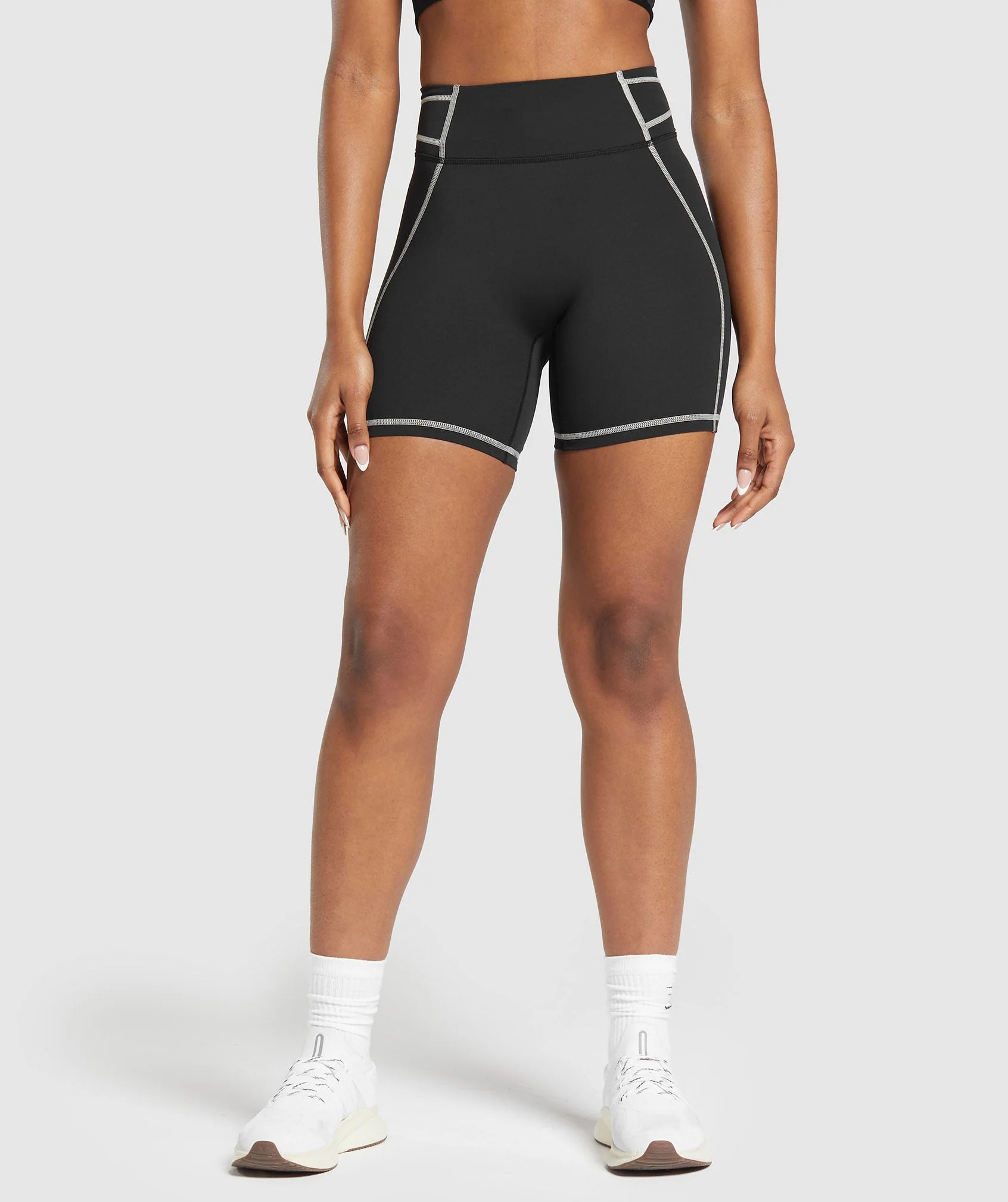 Gymshark Stitch Feature Shorts - Black | Gymshark US