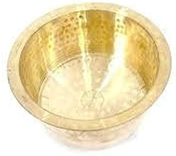 Indian Traditional Kitchen Utensil Brass Patila Tope Cooking Topia Bhaguna Pots & Pan Capacity 5 ... | Amazon (US)
