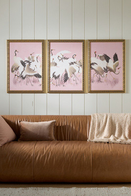 Curious Cranes Triptych Wall Art | Anthropologie (US)