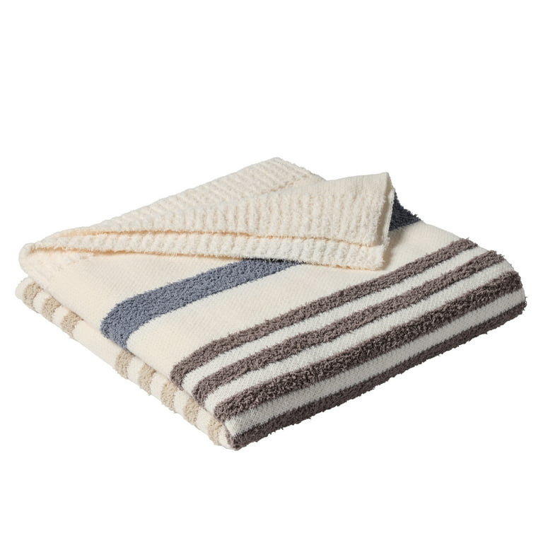 Better Homes & Gardens Cozy Knit Throw Blanket, Beige, 50x72 Inches | Walmart (US)