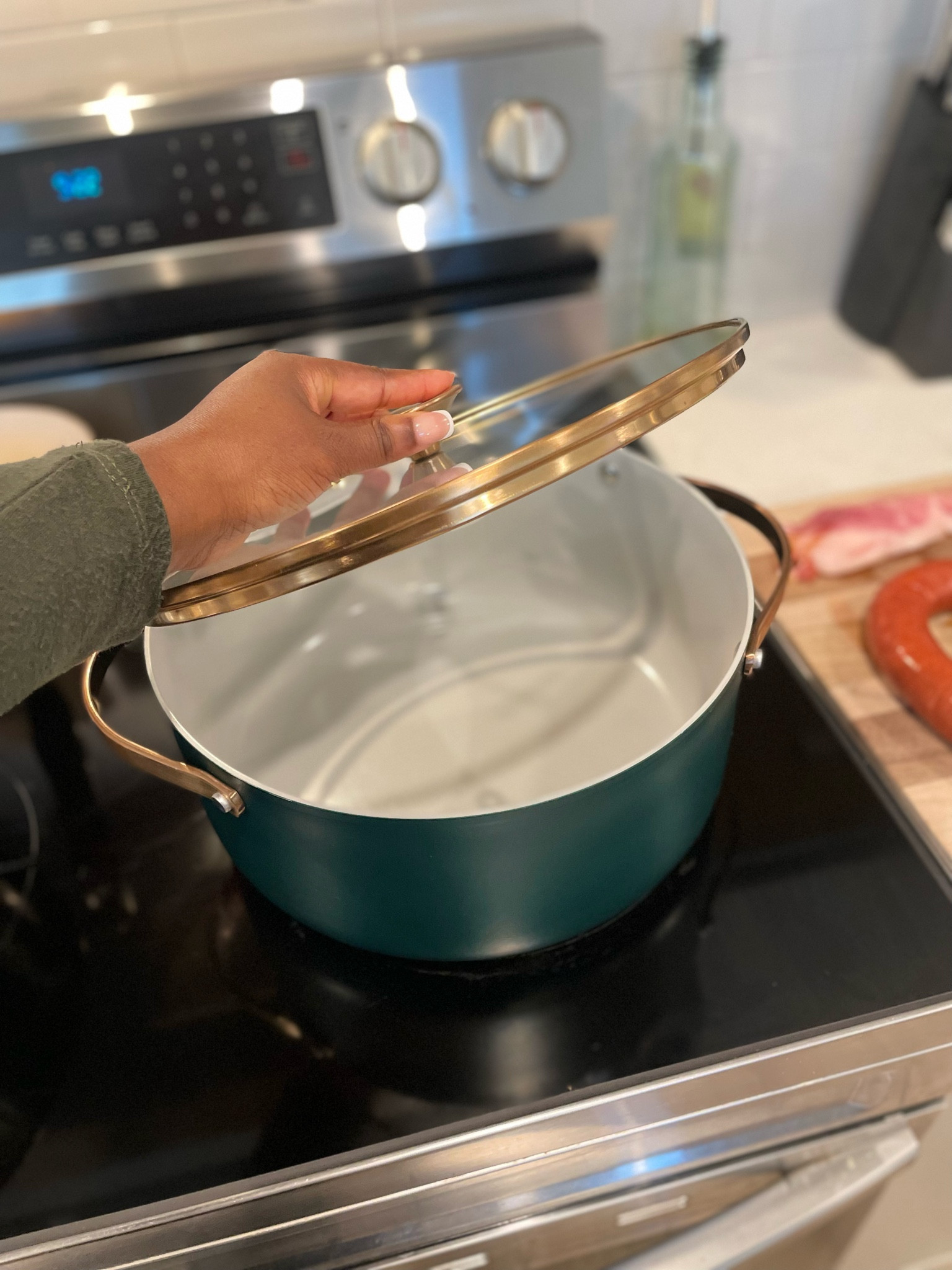 Preparing Sunday Dinner starts with a great quality pot set! Ceramic Green Pot Set 

#LTKSaleAlert #LTKHome #LTKFindsUnder100