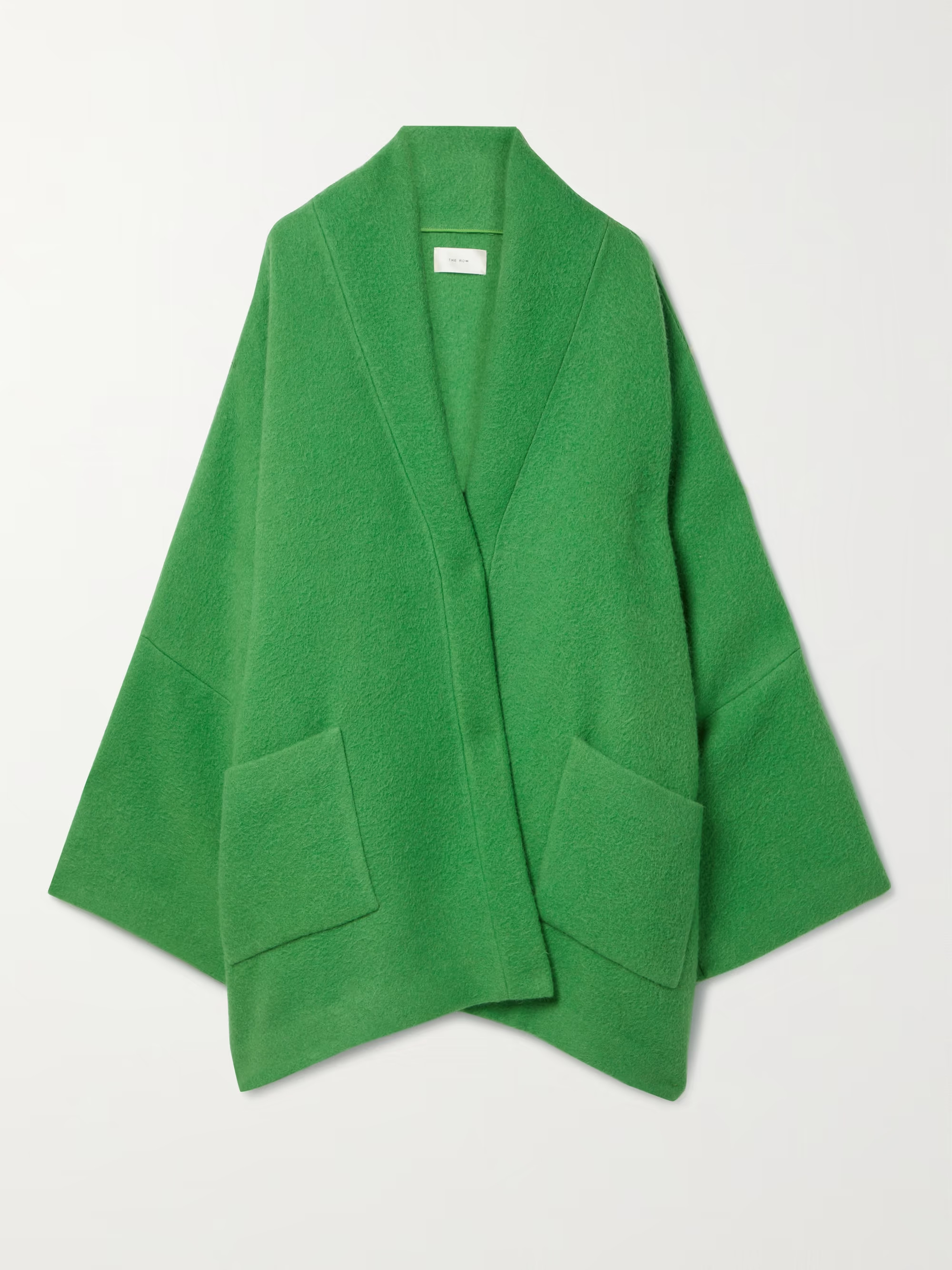 Green Stowe alpaca-blend coat | THE ROW | NET-A-PORTER | NET-A-PORTER APAC