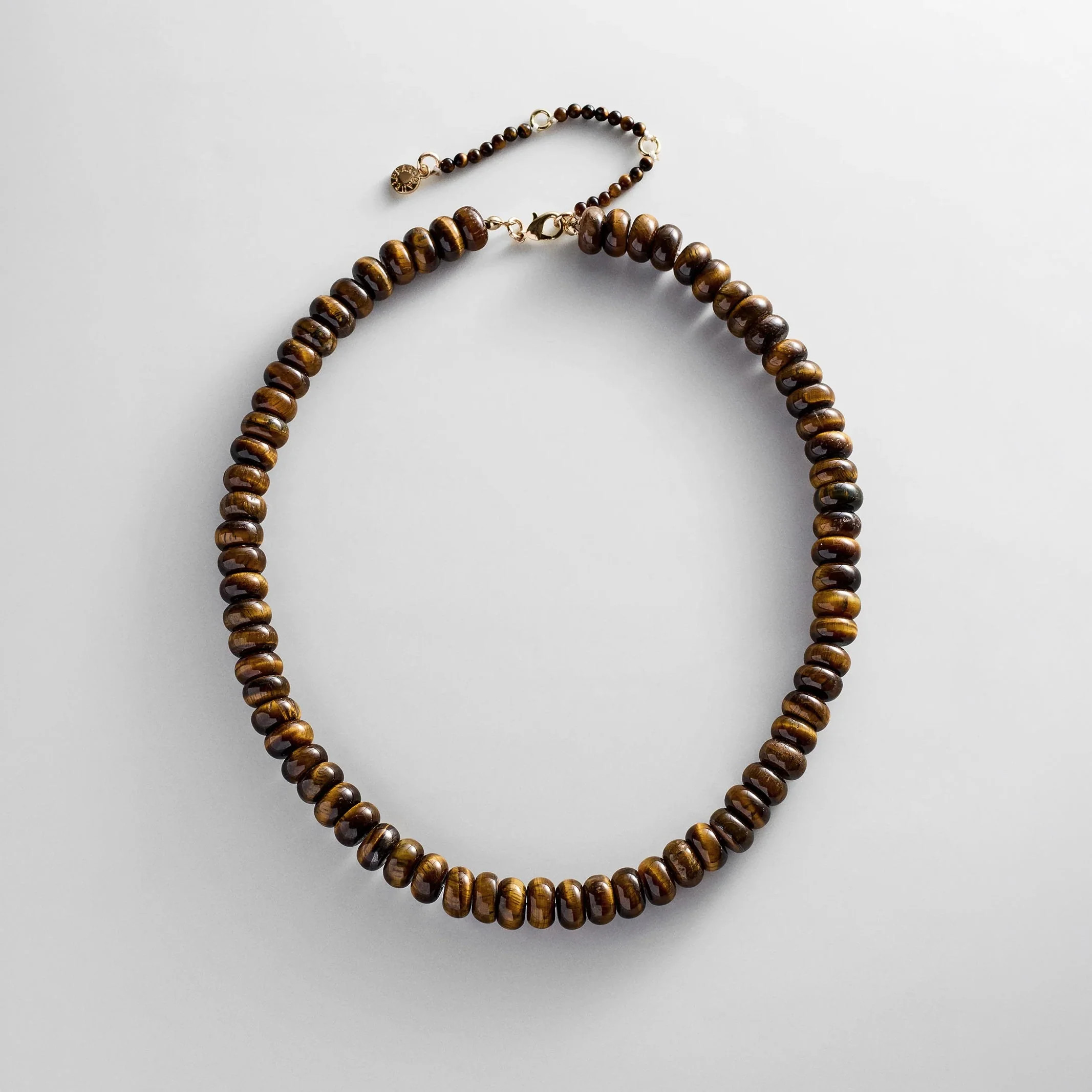 Joyce Semi-Precious Beaded Necklace - Tiger's Eye | BaubleBar