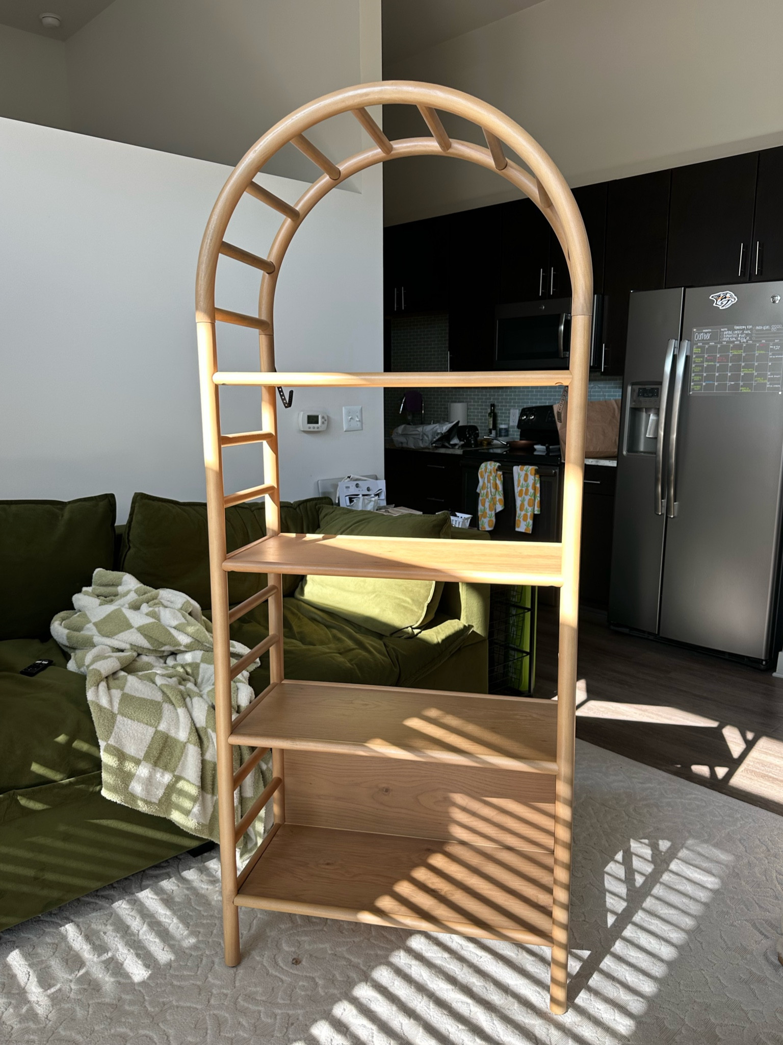 Natural wood boho vibe bookshelf! 

#LTKhome