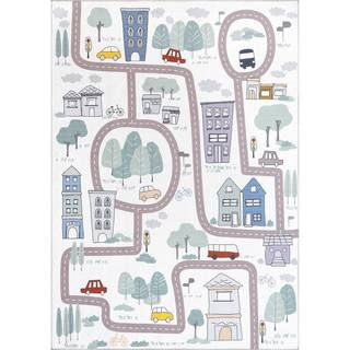 nuLOOM Chalea Kids Town Machine Washable White 5 ft. x 8 ft. Area Rug KFFX01A-508 - The Home Depo... | The Home Depot