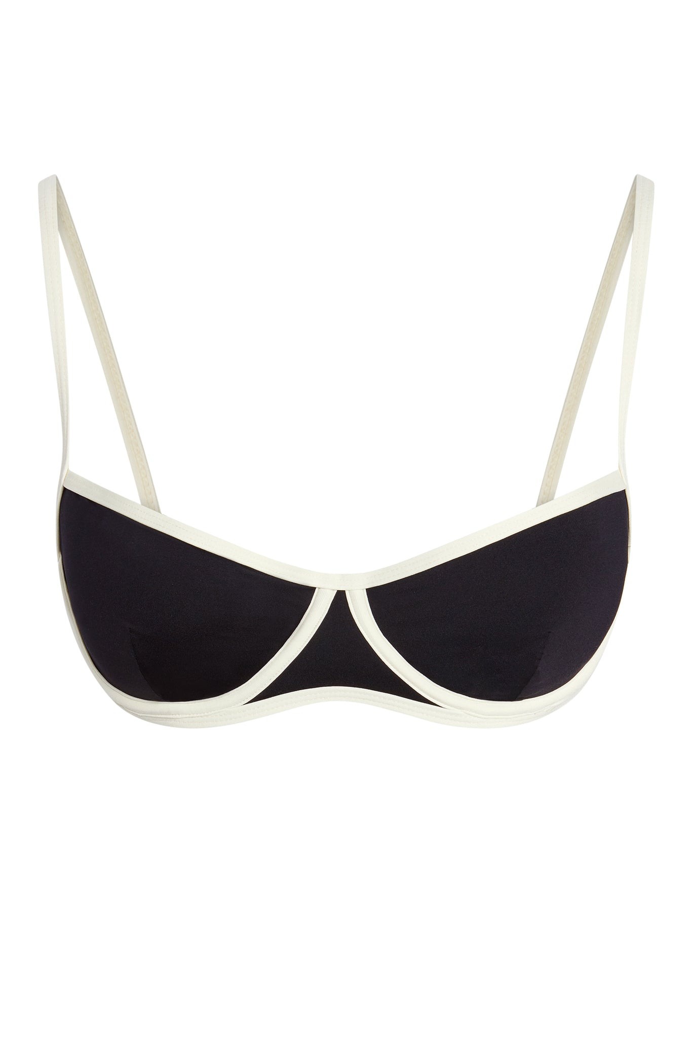 Somerset Top - Black/Ivory | Monday Swimwear