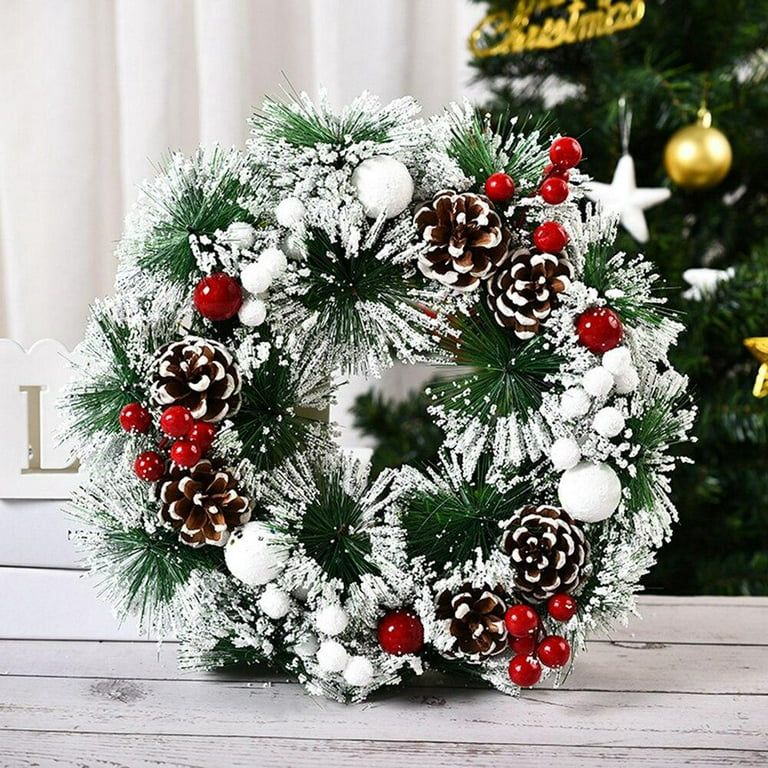 [Clearance sale!]Christmas Decoration Wreath Christmas Tree Decorations Wedding Wreaths Event Par... | Walmart (US)