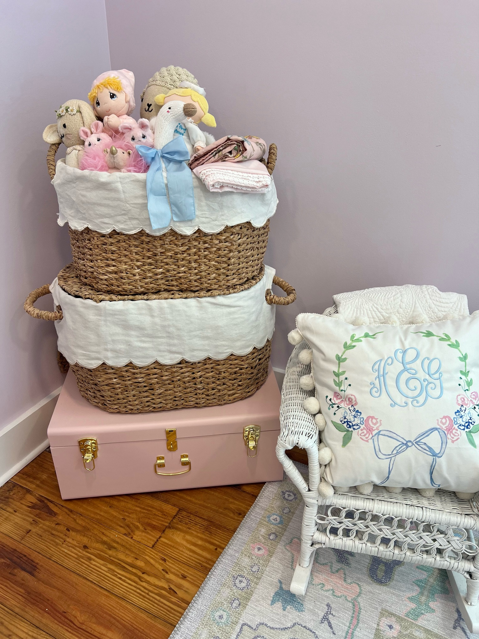 My favorite nesting baskets are on sale today!! (One larger one not pictured) 

#LTKHome #LTKBump #LTKBaby