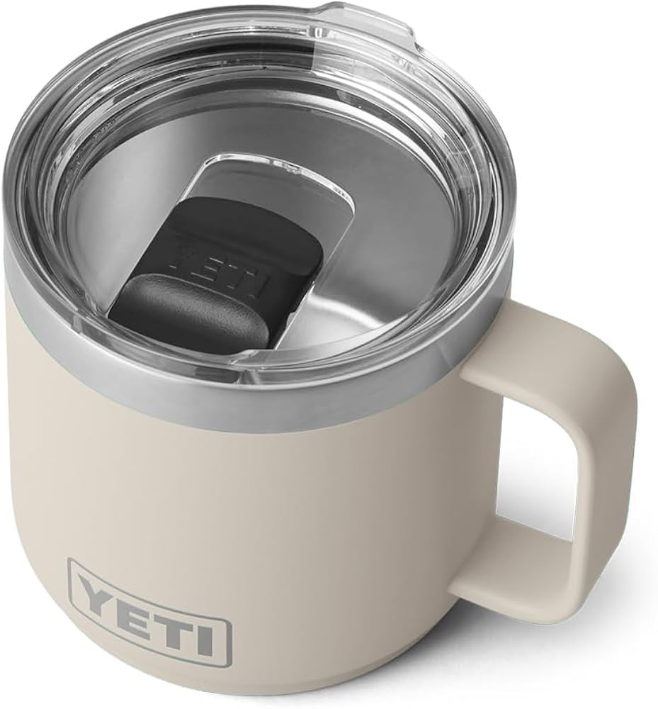 YETI Rambler 14 oz Stackable Mug, Vacuum Insulated, Stainless Steel with MagSlider Lid | Amazon (US)