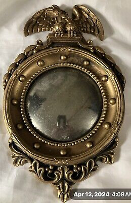 13"Syroco  Federal Eagle Convex Mirror Gold(Bronze)/Black Great Beautiful Mirror  | eBay | eBay US