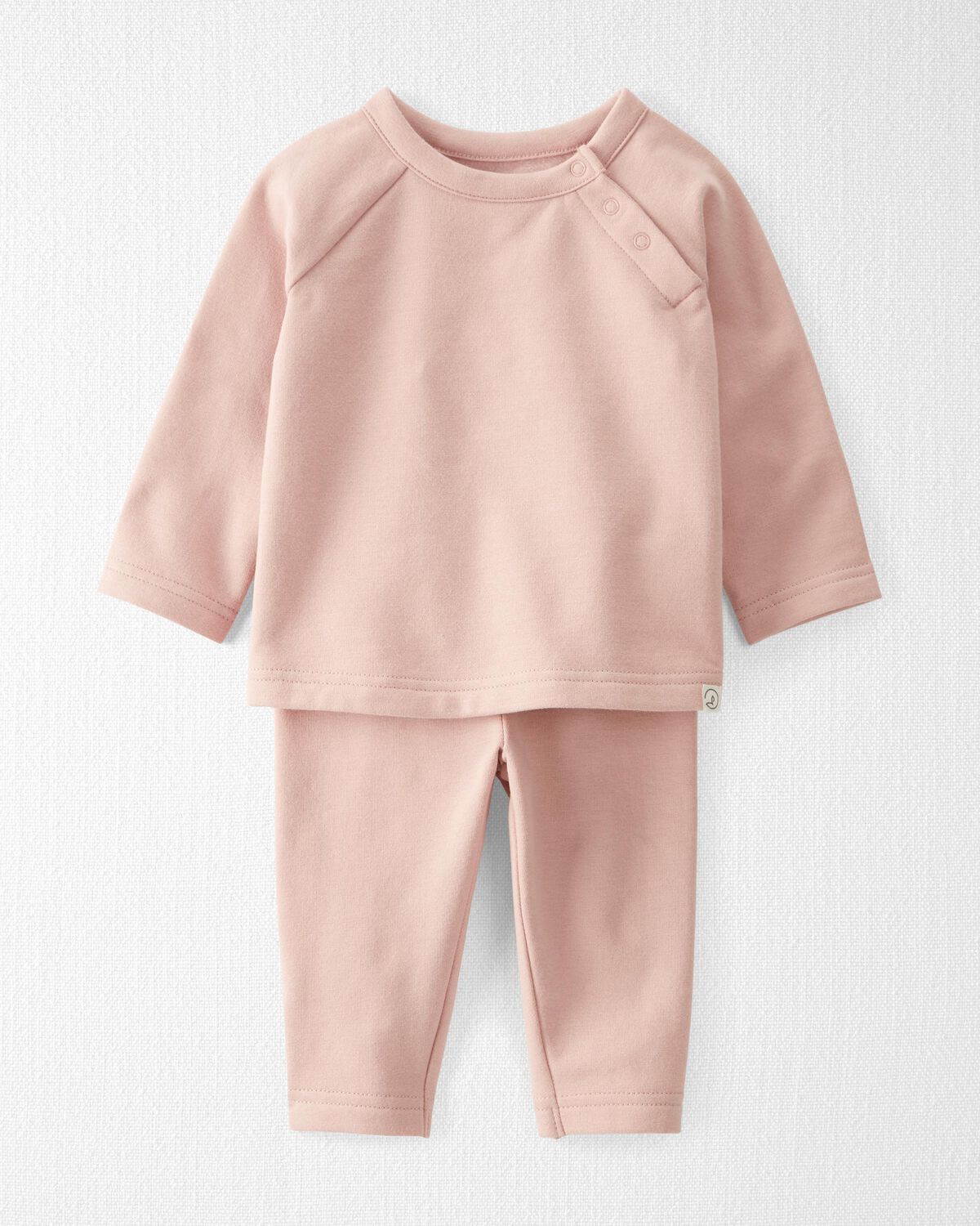 Rose Baby 2-Piece Fleece Set Made with Organic Cotton in Rose | carters.com | Carter's