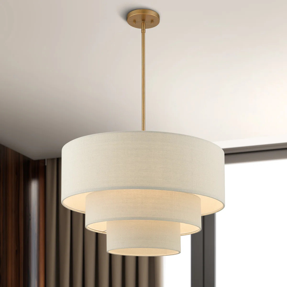 Bertan 4 - Light Dimmable Tiered Chandelier | Wayfair North America