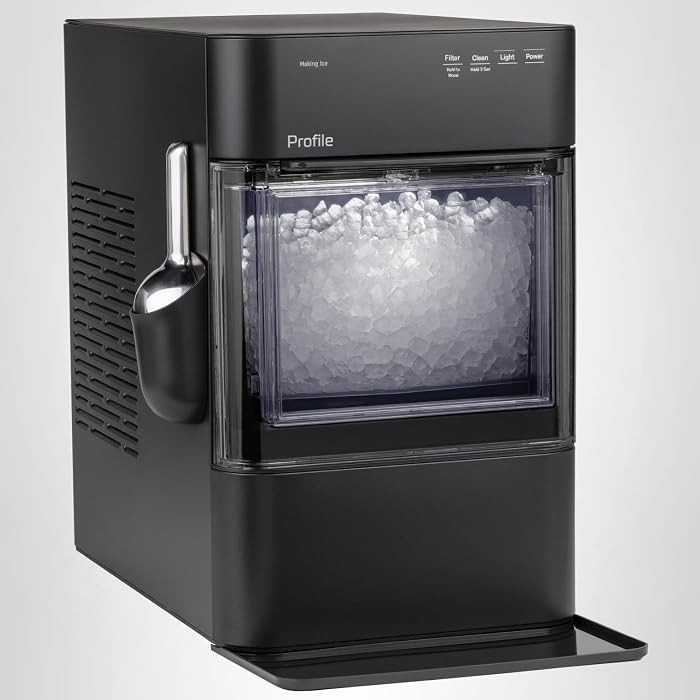 GE Profile Opal 2.0 Ultra Nugget Ice Maker with Scale Inhibiting Filter, Scoop Included, 38 lbs i... | Amazon (US)