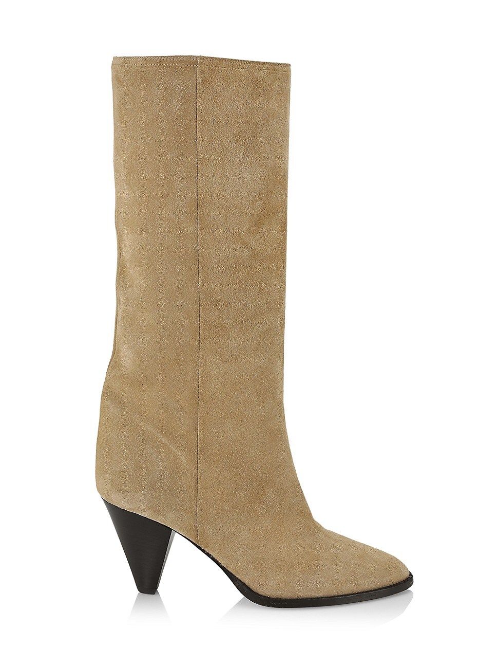 Women's Rouxy Suede Pointed-Toe Boots - Beige - Size 5 | Saks Fifth Avenue