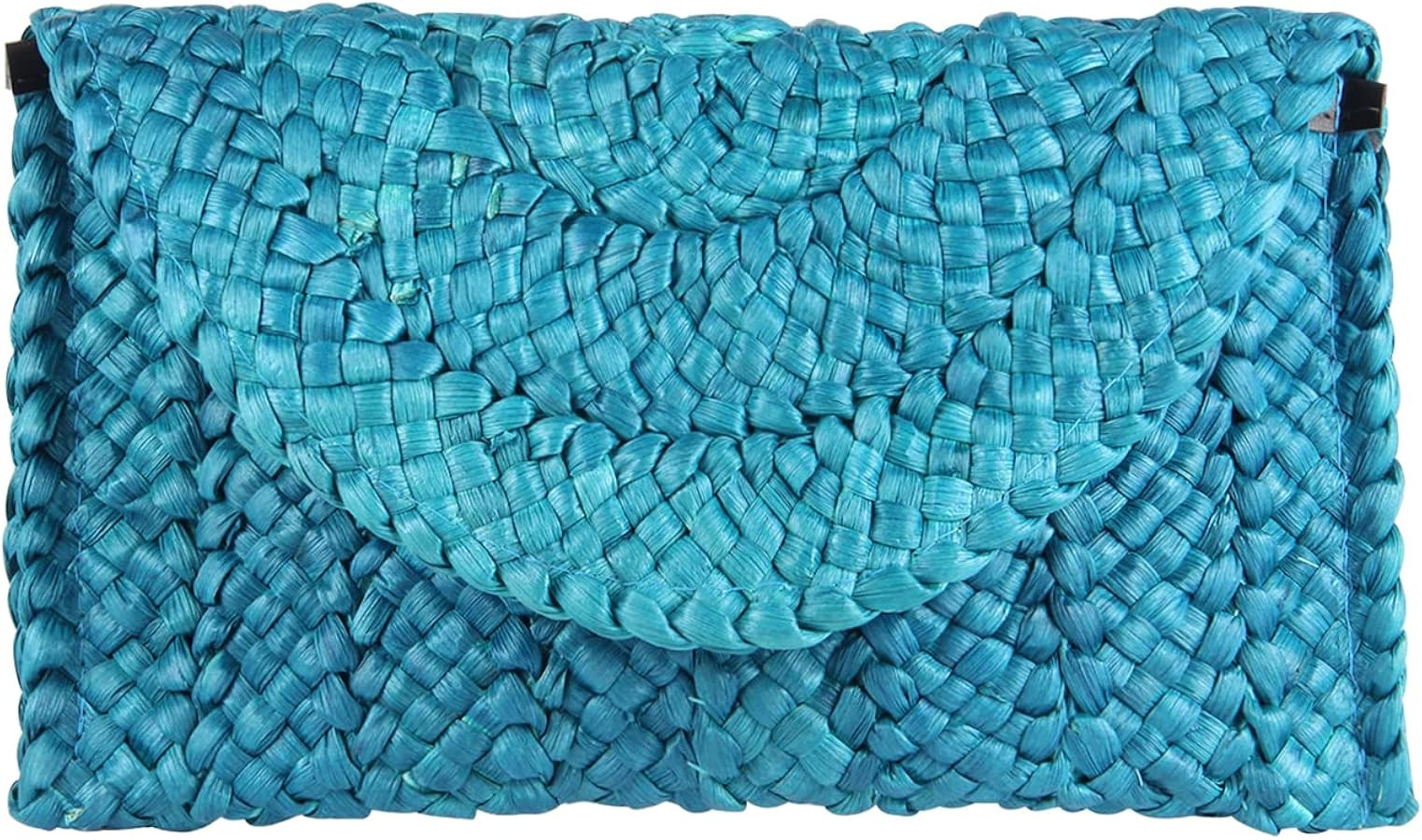 Women Straw Clutch Purse Handbag Straw Shoulder Bag Summer Beach Bag Woven Bag Envelope Purse Wal... | Amazon (US)