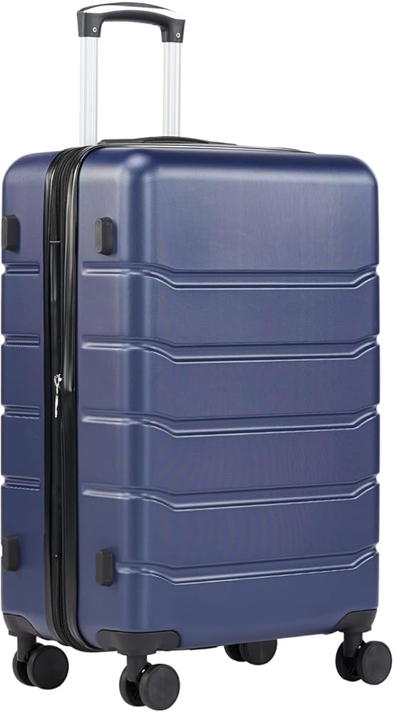 Sweetcrispy Carry on Luggage, Hard Shell ABS Suitcase with Double Spinner Wheels, Lightweight Exp... | Amazon (US)
