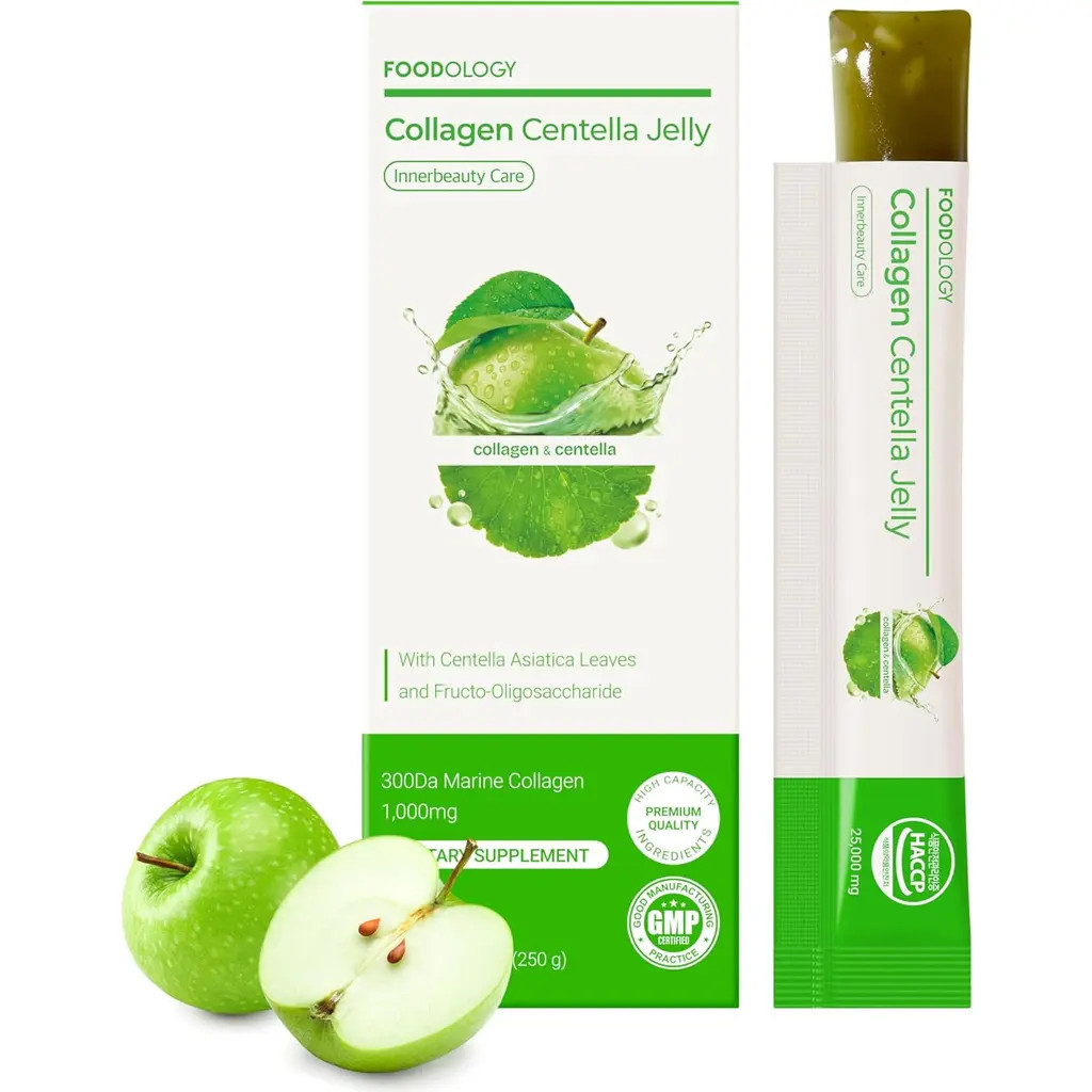 Foodology Coleology Collagen Centella Jelly 10 sticks in Green at Nordstrom | Nordstrom