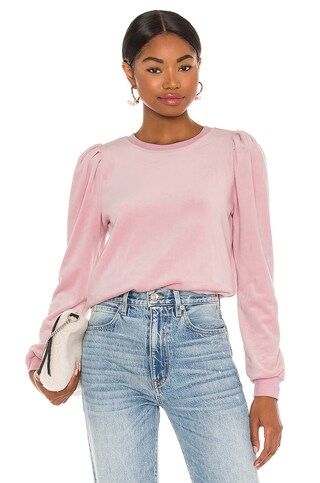 1. STATE Velour Sweater in Rose Pink from Revolve.com | Revolve Clothing (Global)