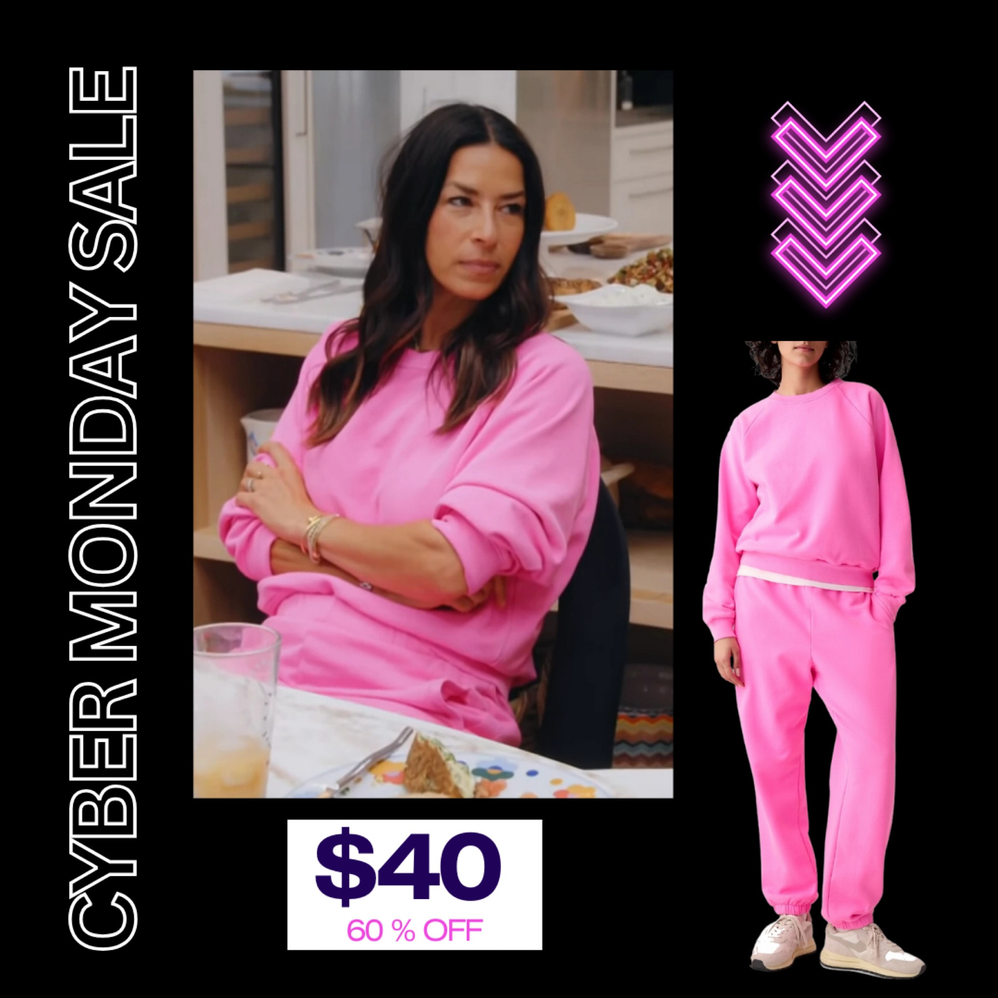 Rebecca Minkoff’s Pink Sweatsuit is on Sale for $40 total! Makes a great gift. Size down I have it and it runs big!

#LTKGiftGuide #LTKCyberWeek #LTKFindsUnder50