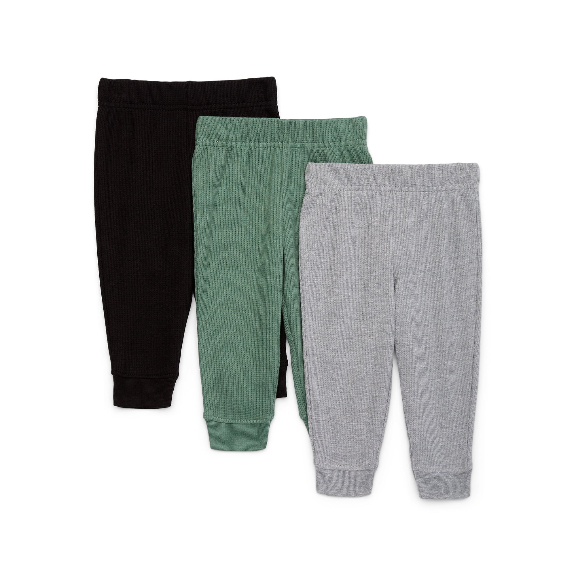 Garanimals Baby Boy Thermal Joggers Multipack, 3-Pack, Sizes 0-24 Months | Walmart (US)