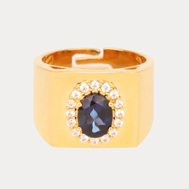 Birthday Ring - Sapphire/White | BuDhaGirl