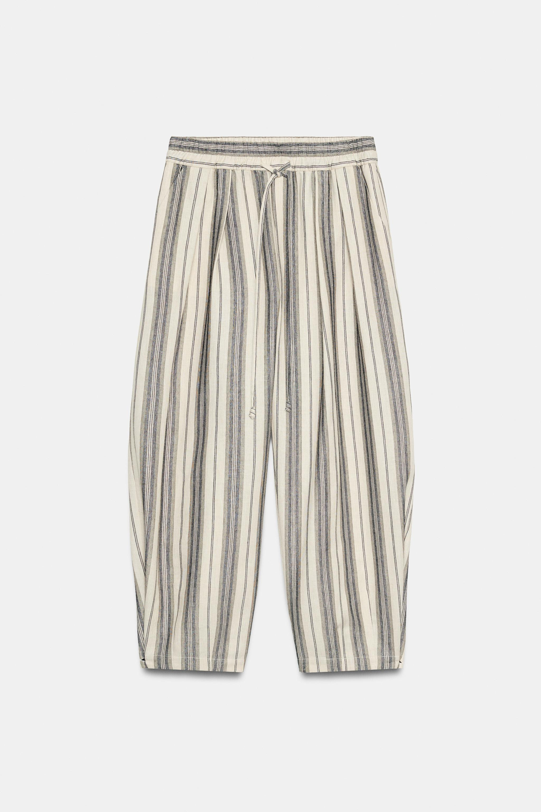 ZW COLLECTION STRIPED PAJAMA PANTS | Zara Canada