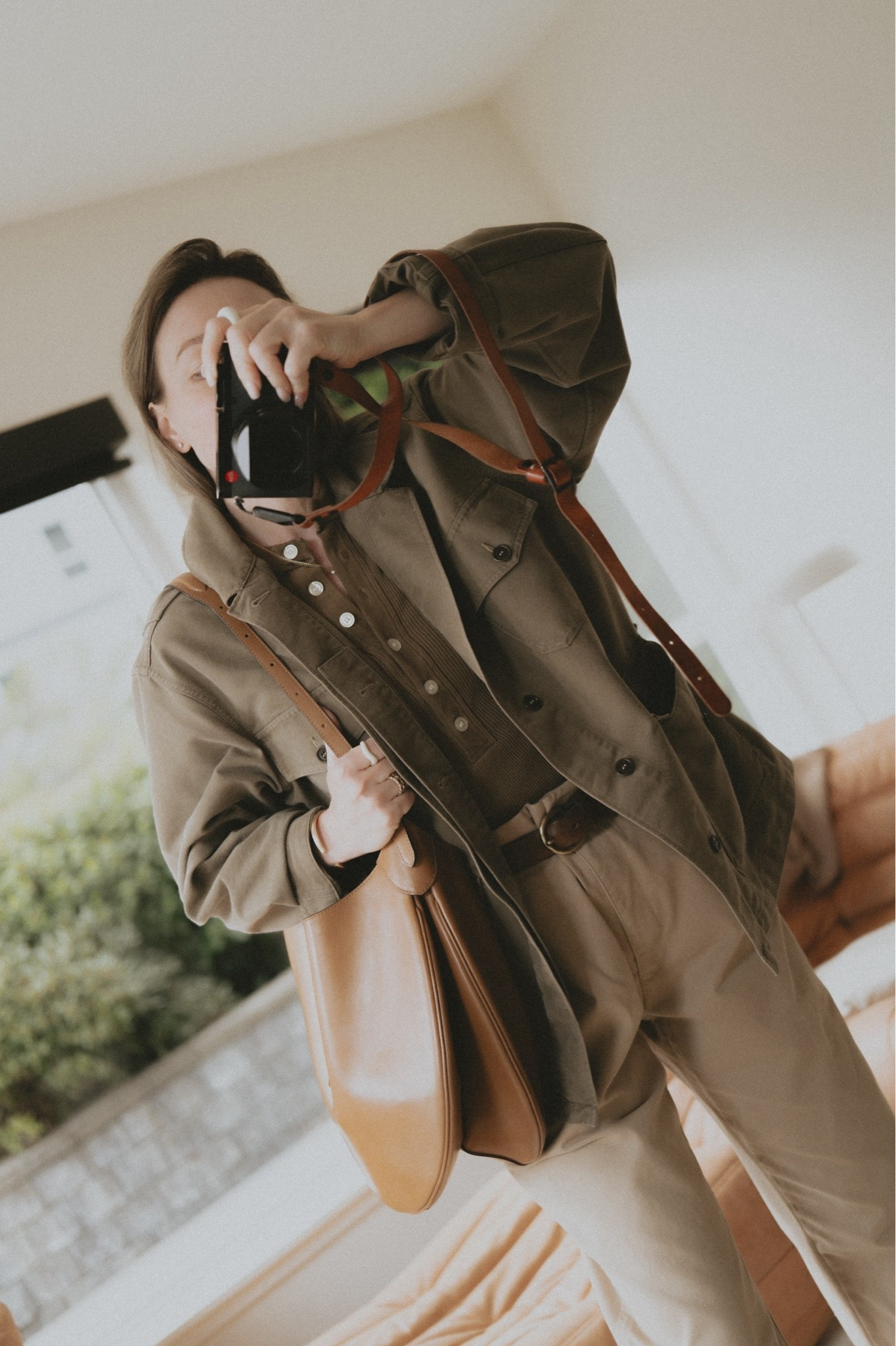 Wide leg pants + Henley shirt + utility jacket + saddle bag
Hobo bag: Polo ID by Polo Ralph Lauren 
Top: Citizens of Humanity Varra Henley
Pants: Cos
Belt: Buck Mason
Similar styles linked.

#LTKSeasonal #LTKWorkwear #LTKmomlife