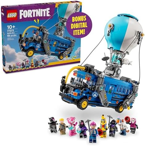LEGO Fortnite Battle Bus Building Toy - Collectible Fortnite Toy for Kids, Boys & Girls, Ages 10+... | Amazon (US)
