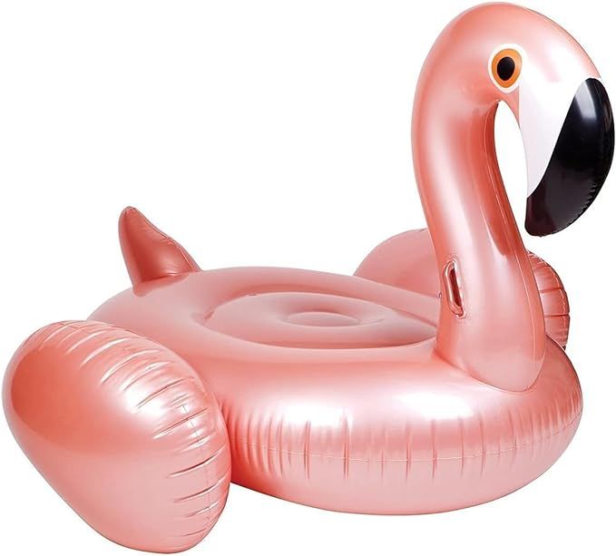 SunnyLIFE Luxe Ride-On Float | Flamingo Rose Gold | Amazon (US)