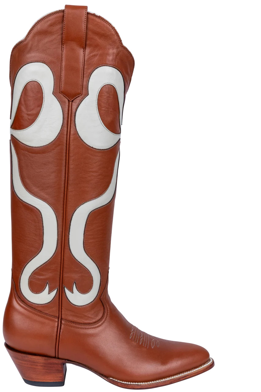 Petite Paloma Sienna Brown Claire Bow Cowgirl Boots | Pinto Ranch | Pinto Ranch