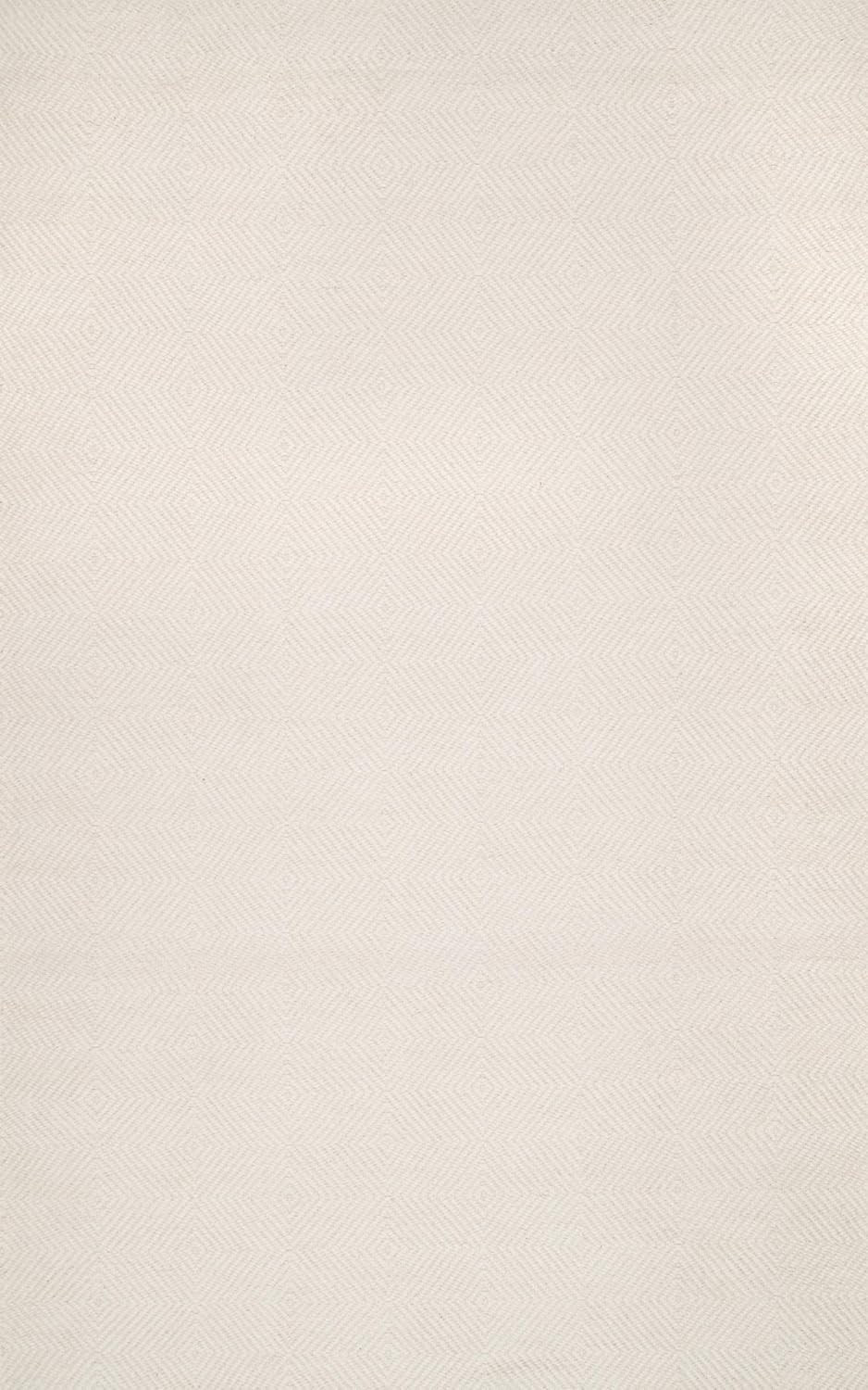 nuLOOM Hand Woven Ago Wool Area Rug, 7' 6" x 9' 6", Cream | Amazon (US)