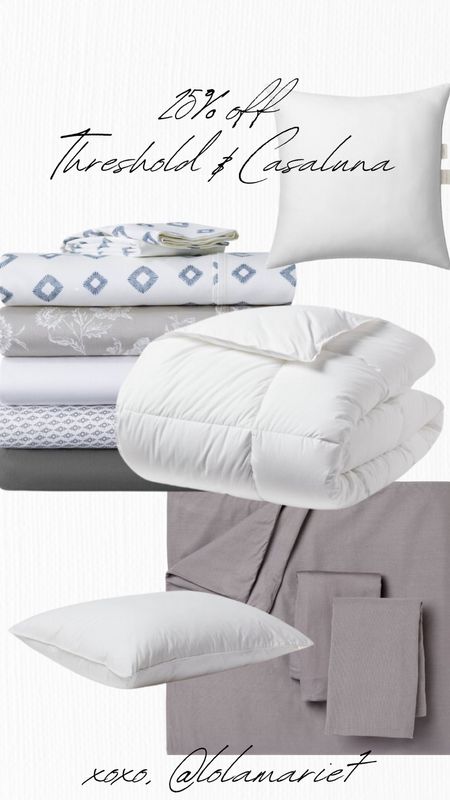 25% off Target fan favorite bedding: Threshold & Casaluna! 

#targetbedding #beddingreset #bedroomrefresh

#LTKhome #LTKsalealert #LTKfamily