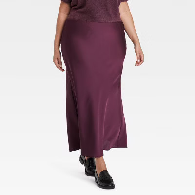Women's Maxi Slip Skirt - A New Day™ | Target