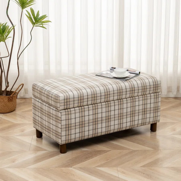 Calletana Upholstered Flip Top Storage Bench | Wayfair North America