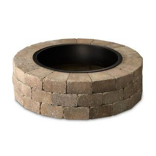 Grand 48 in. Fire Pit Kit in Santa Fe | The Home Depot