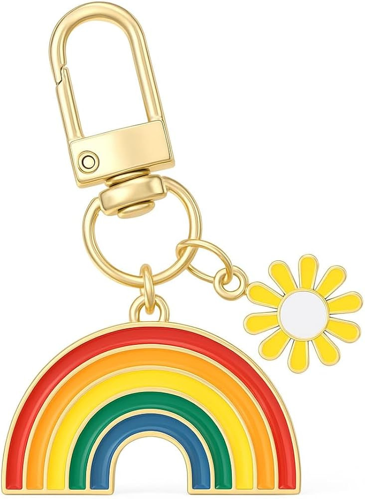 Cute Keychains- Rainbow Unicorn Keychain for Women, Cute Bag Charms, Purse Accessories Gift for g... | Amazon (US)