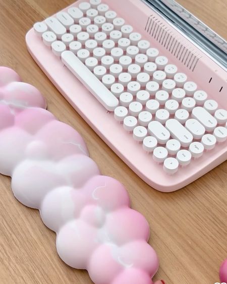 Pink vintage typewriter and ergonomic cloud cuteness for the home office 😍

#LTKGiftGuide #LTKhome #LTKMostLoved