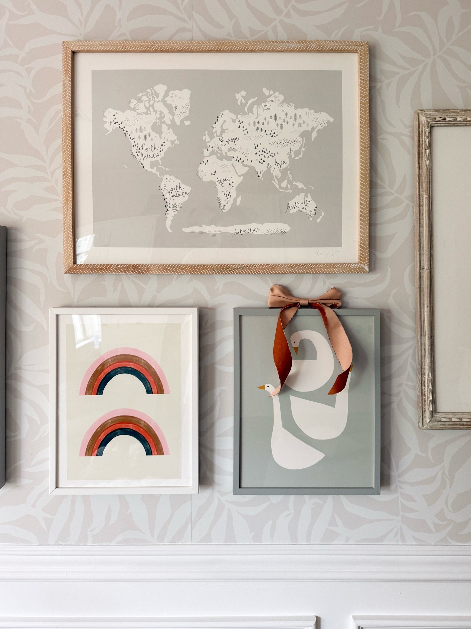 I love this little gallery wall for a kids’ room. The mix of playful artwork, soft colors, and personalized details feels fun for them now but still elevated enough to grow with them.

kids room gallery wall, kids wall art, boys room decor, girls room decor, kids bedroom ideas, playful wall art, personalized kids decor, neutral kids room, gallery wall inspiration, timeless kids decor, bedroom styling, girlonthehudson