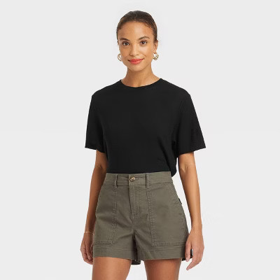 Women's Short Sleeve Linen T-Shirt - A New Day™ | Target