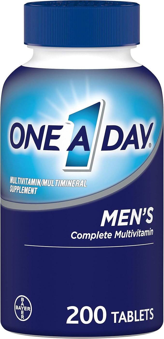 One A Day Men’s Multivitamin, Supplement with Vitamin A, Vitamin C, Vitamin D, Vitamin E and Zi... | Amazon (US)