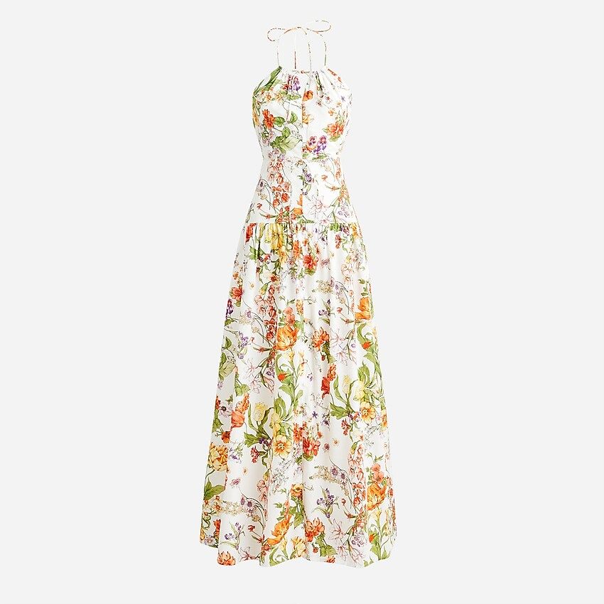 Anguilla halter dress in Ratti® tropical floral | J.Crew US