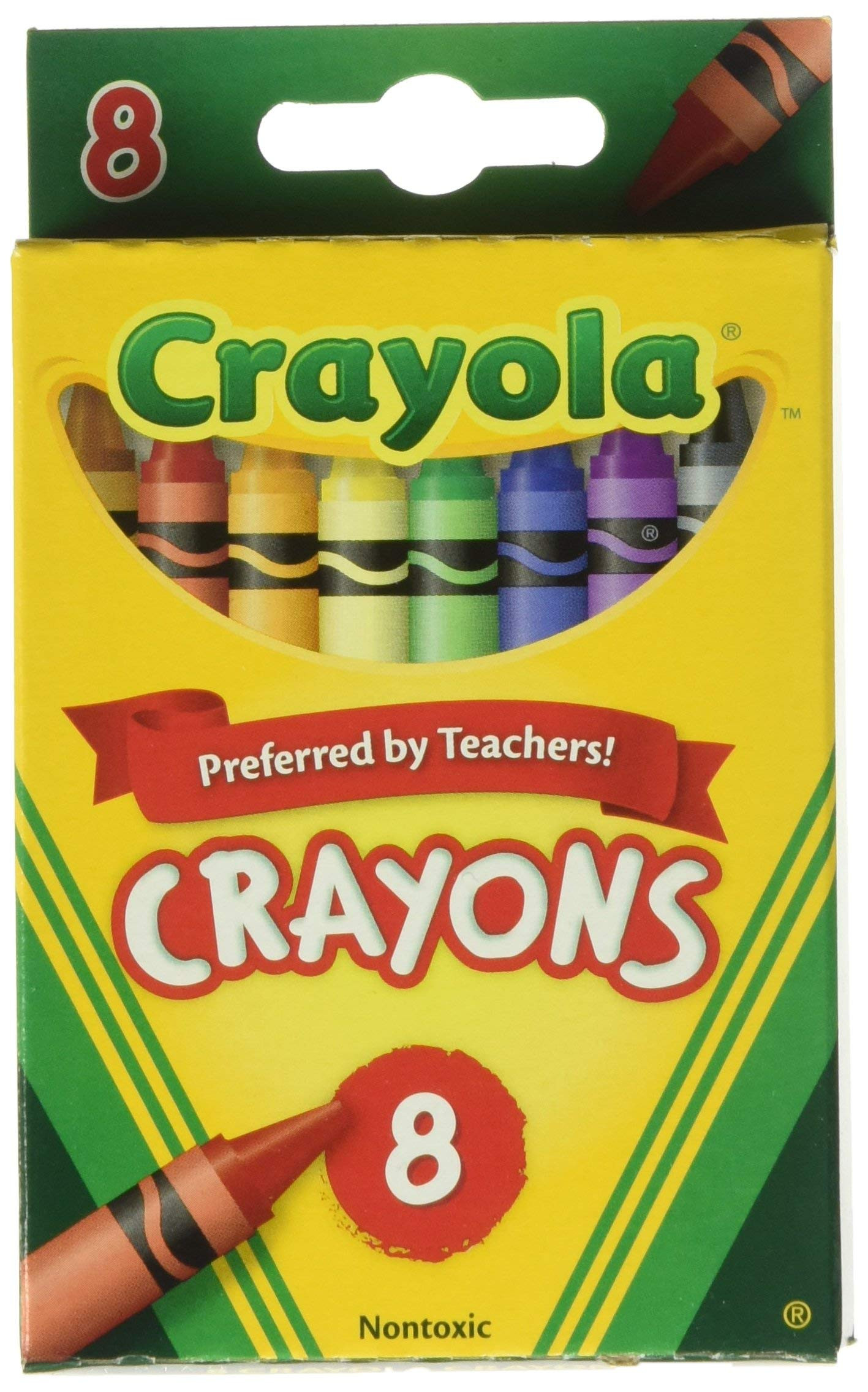Crayola Crayons 8 in a Box (Pack of 12) 96 Crayons Total | Amazon (US)