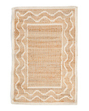 2x3 Scalloped Wool And Jute Entry Rug | Home | Marshalls | Marshalls